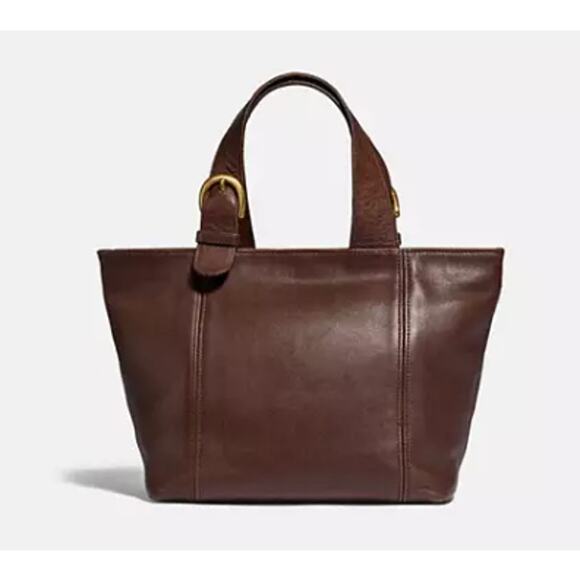 Coach Handbags - Vintage 1995 Coach Waverly Bag #4133 Leather Mahogany Brown